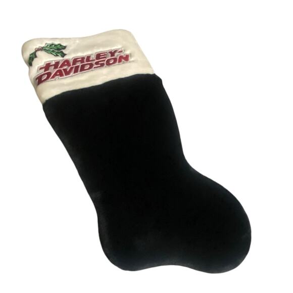 Vintage 1999 Harley Davidson Motorcycles 19" Embroidered Christmas Stocking - Picture 2 of 14